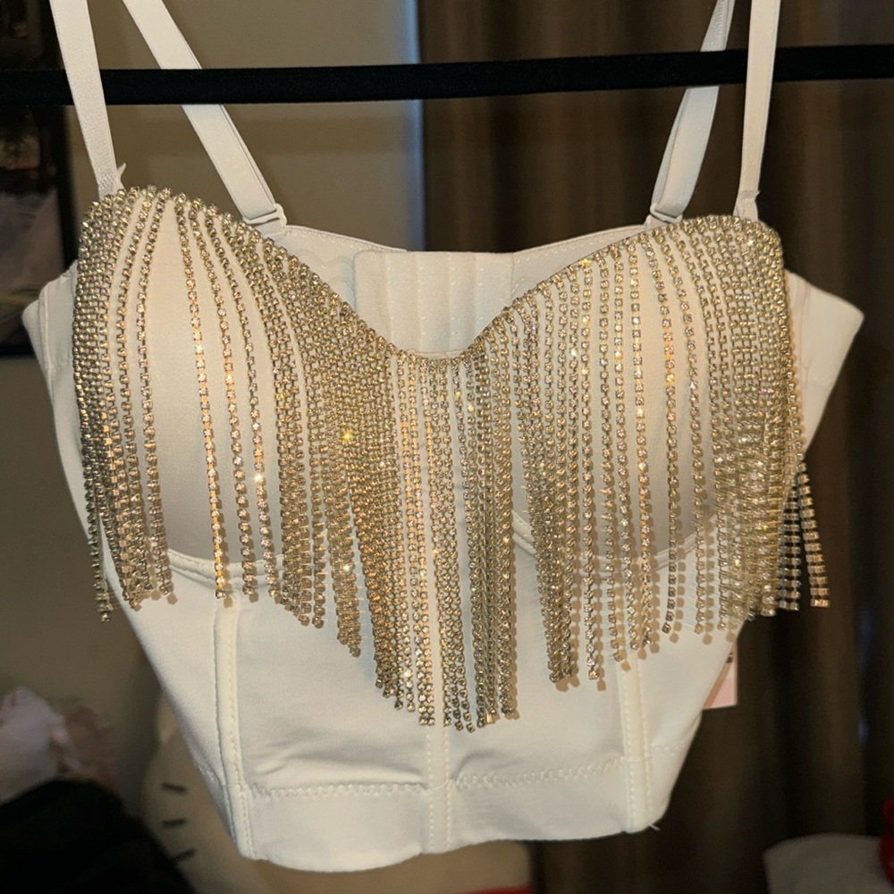 Rhinestone cowboy top